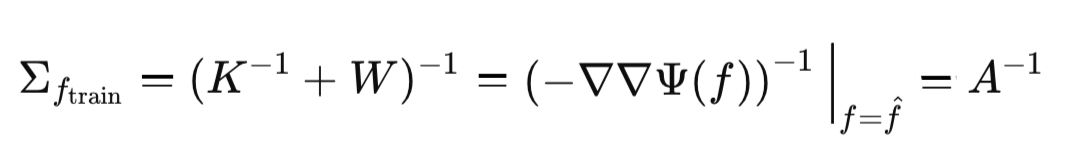 Sigma f train = A^-1