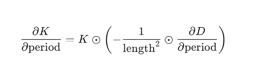 Derivative Periodic Kernel p