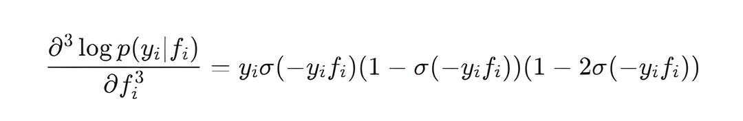 Third Derivative Logit loglike