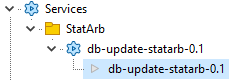 Fig.5 - Metaeditor Navigator with the DB Update Service running
