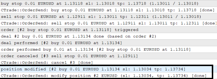 Slippage Reduction em ação