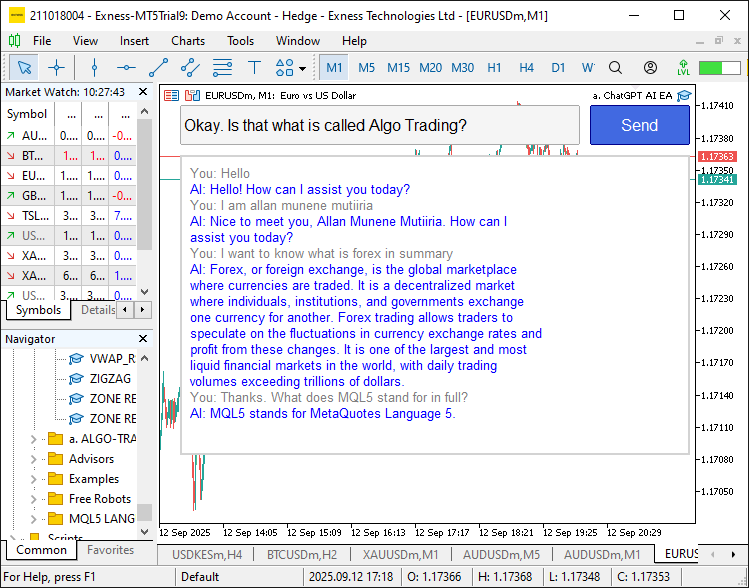 MQL5 AI RESPONSES