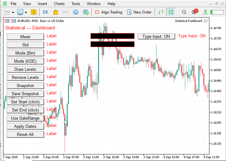 Setting Time Range
