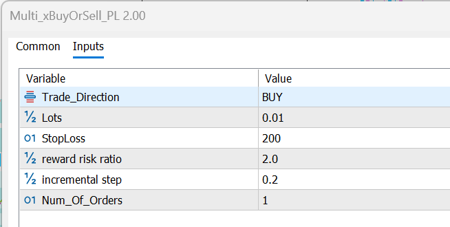 入力設定 入力設定