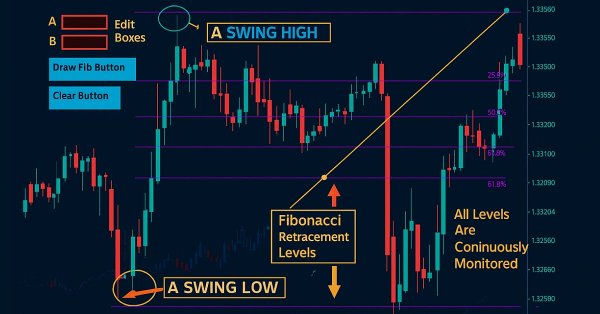 Price Action Analysis Toolkit Development (Part 46): Designing an Interactive Fibonacci Retracement EA with Smart Visualization in MQL5