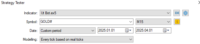 Input parameters