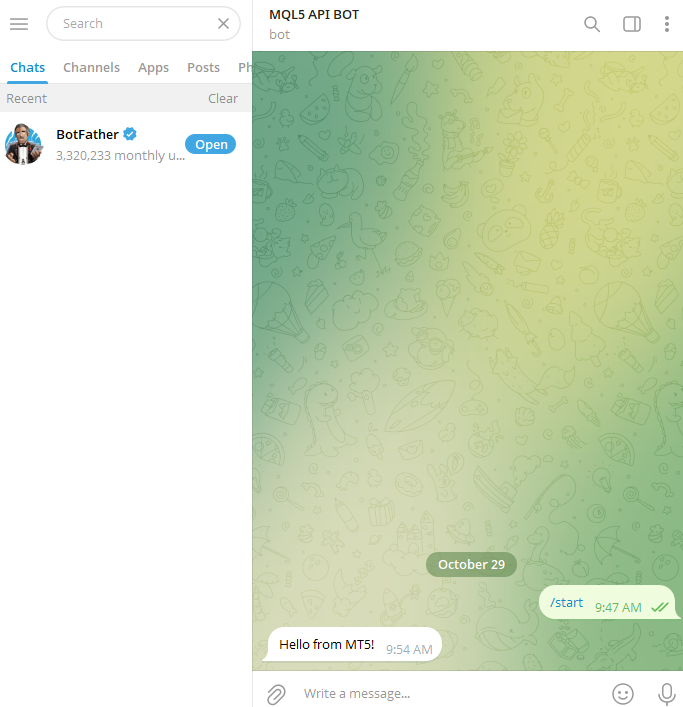 Figure 12. Message Sent Figure 12. Message Sent