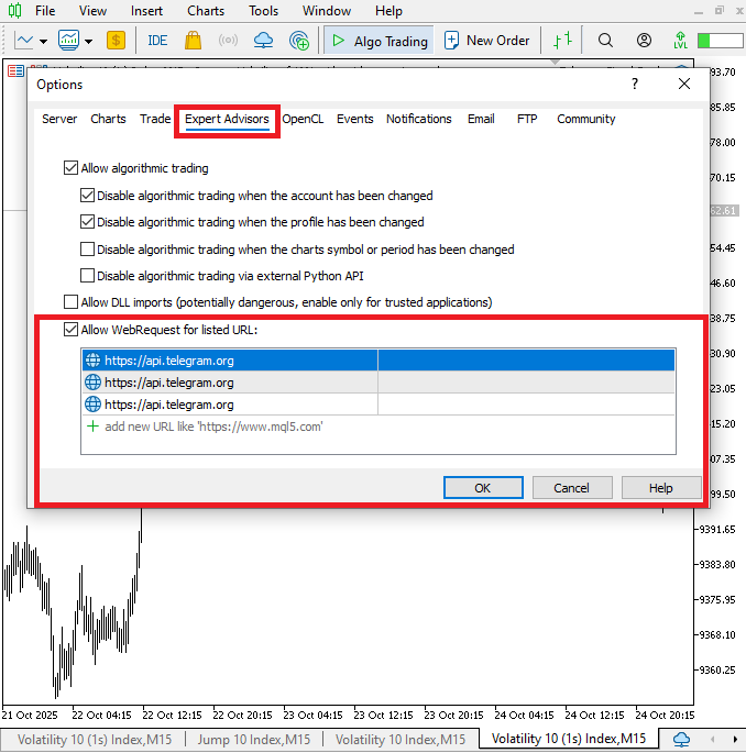 Figure 3. Options Window Figure 3. Options Window