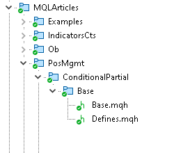 Creation of the Defines and Base files