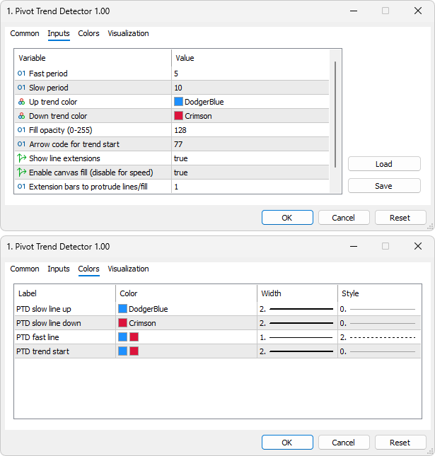 INPUTS WINDOW INPUTS WINDOW