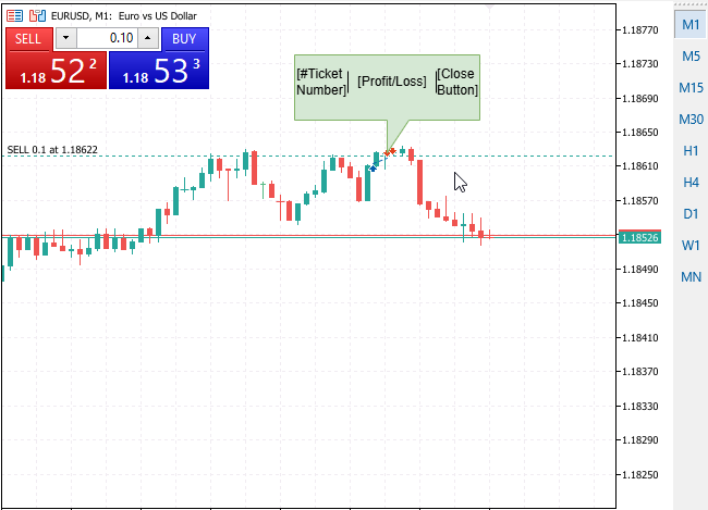Position Floating bubble