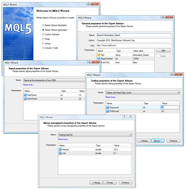 Seinen eigenen Expert Advisor im MQL5-Assistent erstellen