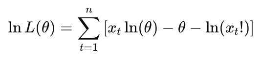Loglikelihood Poisson