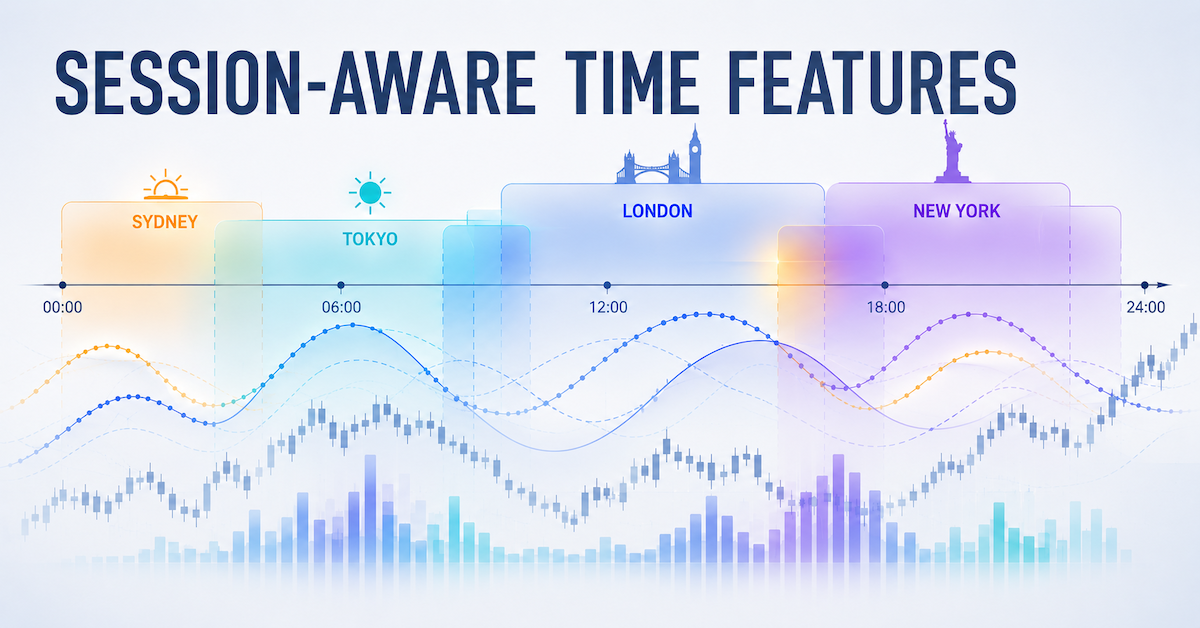  Feature Engineering for ML (Part 3): Session-Aware Time Features for Forex Machine Learning