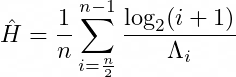 Kontoyiannis entropy estimator Kontoyiannis entropy estimator