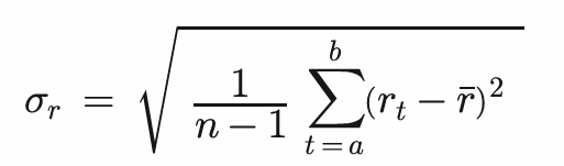 Formula 7 - Sample Standard Deviation (Step 2, Bessel-corrected) Formula 7 - Sample Standard Deviation (Step 2, Bessel-corrected)