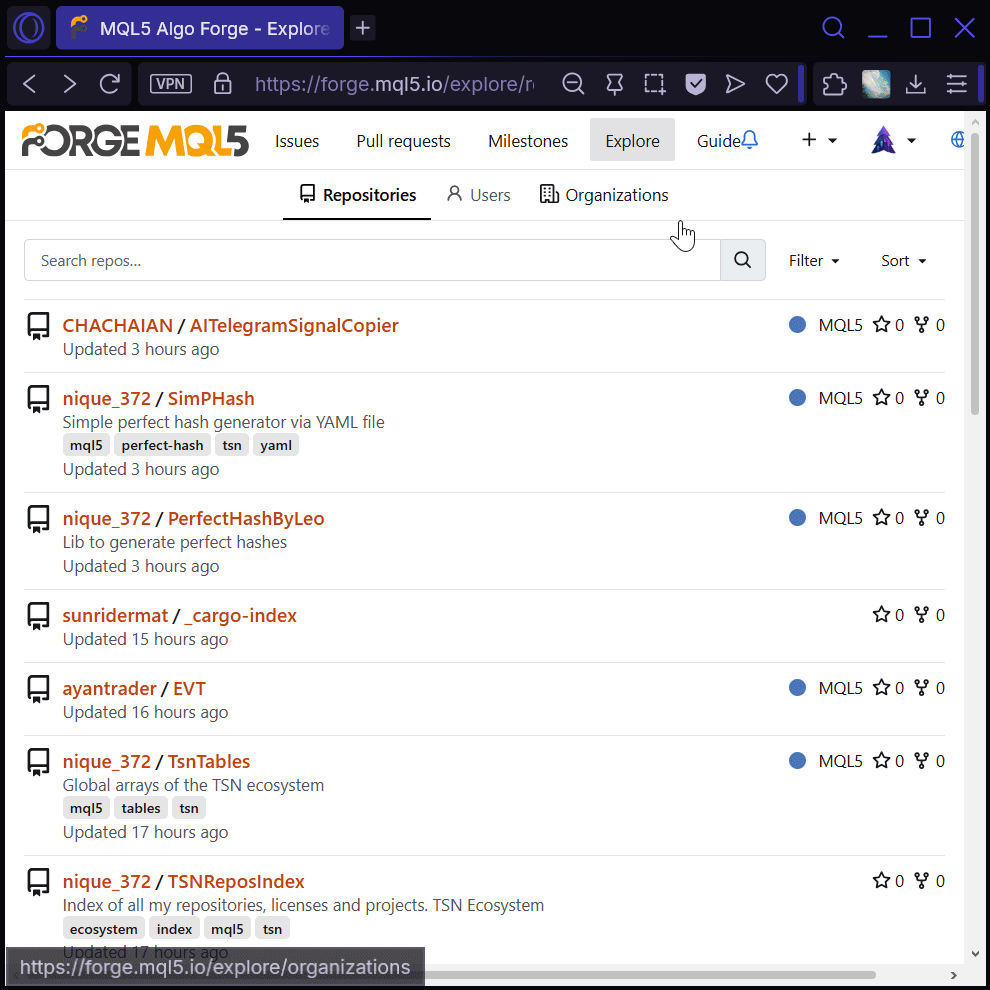 Generating a personal access token on Algo Forge Generating a personal access token on Algo Forge