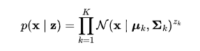 p(x | z) p(x | z)