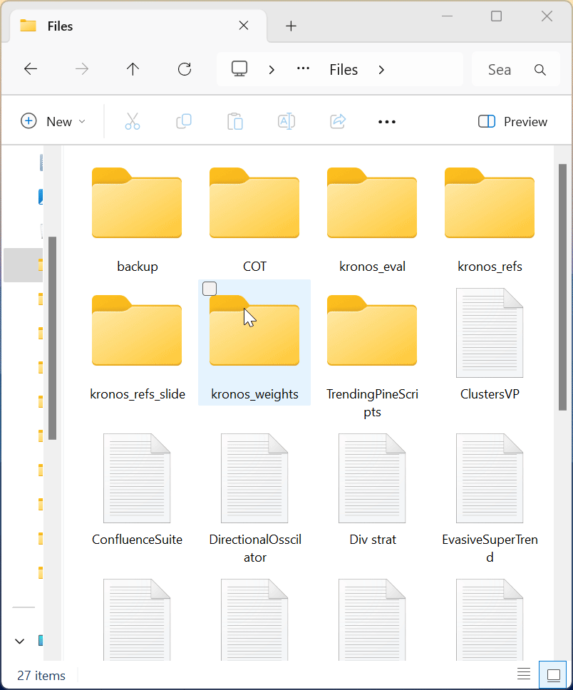 Exported weight folder and manifest under MQL5 Files Exported weight folder and manifest under MQL5 Files