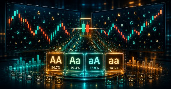 Encoding Candlestick Patterns (Part 4): Frequency Analysis for Double-Candlestick Structures