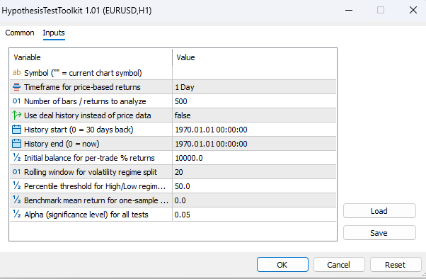 The script's input dialog The script's input dialog