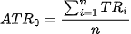 Figure 2. ATR Formula