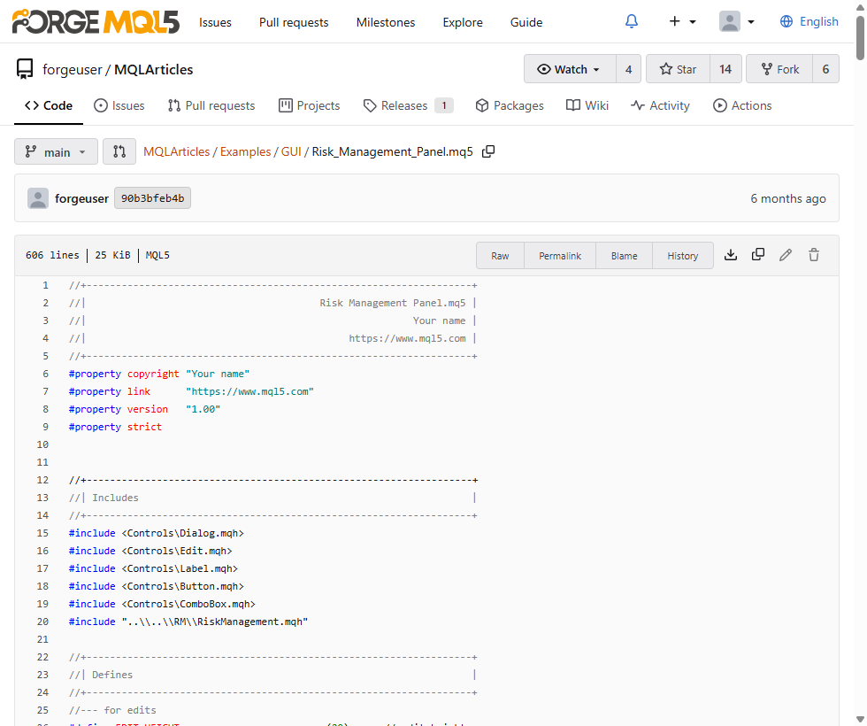  [An MQL5 source file rendered with syntax highlighting and file actions] 