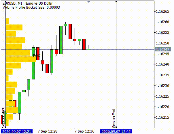 Volume Profile Live Updates