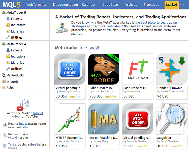 Metatrader Market에서 거래용 로봇을 구입하여 설치하는 방법은 무엇입니까? - Mql5 기고글