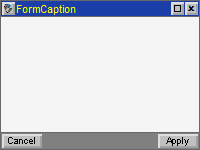 Fig. 2. Form of type 1 (with "Cancel" and "Apply" buttons)
