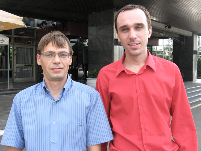 Dimitar Manov and Andrey Voitenko, Kiev, 2011