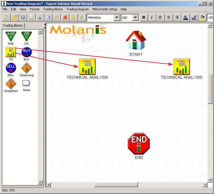 Fig. 4. Adding TA boxes