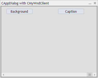 MyWndClient wide panel