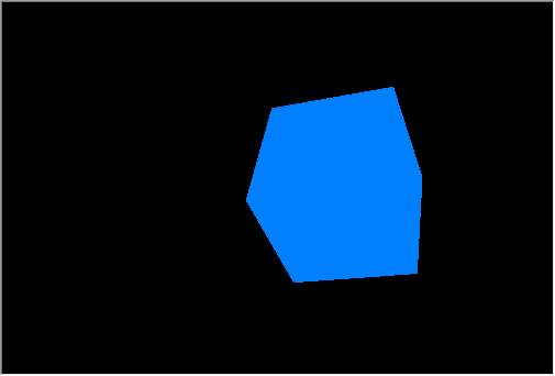 Rotação e movimento de um cubo