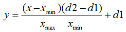Normalization formula