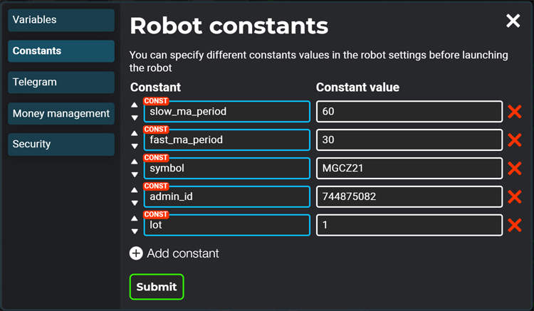 constants