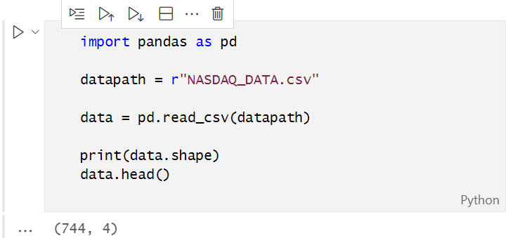 pandas reading csv file