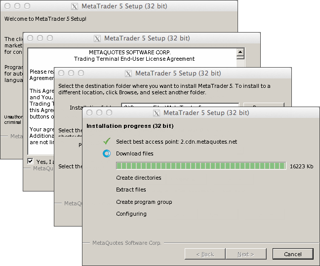 Installing MetaTrader 5