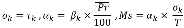 calculation of the mathematical expectation of one step
