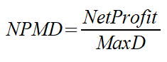 Fórmula de la relación NPMD