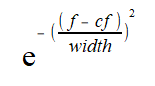 Gaussian formula