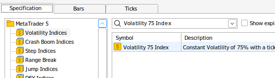 Select the symbol you wish to trade