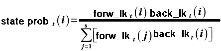 状態確率式
