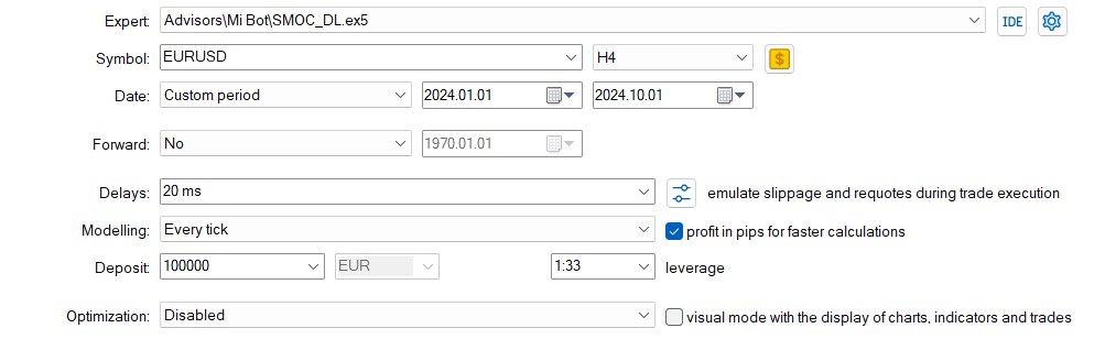 Settings SMOC_DL