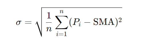 STD DEV FORMULA