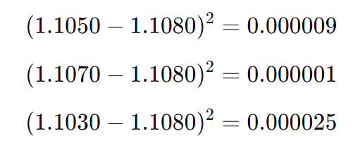 FIRST SQUARED DIFFERENCES