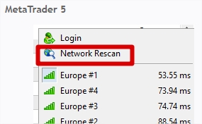 Network Rescan