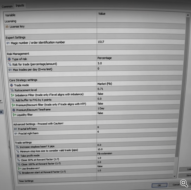 having this input features