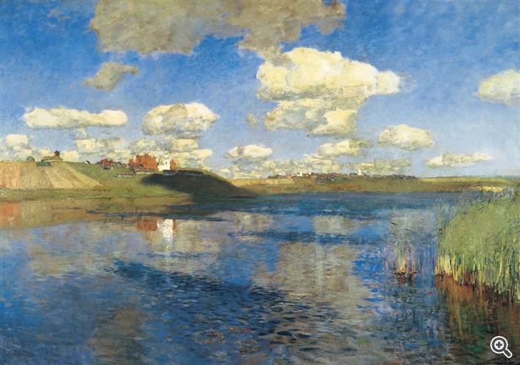 Le lac. La Russie. Isaac Levitan