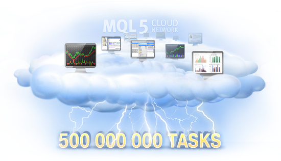 500.000.000 Tasks Executed with MQL5 Cloud Network